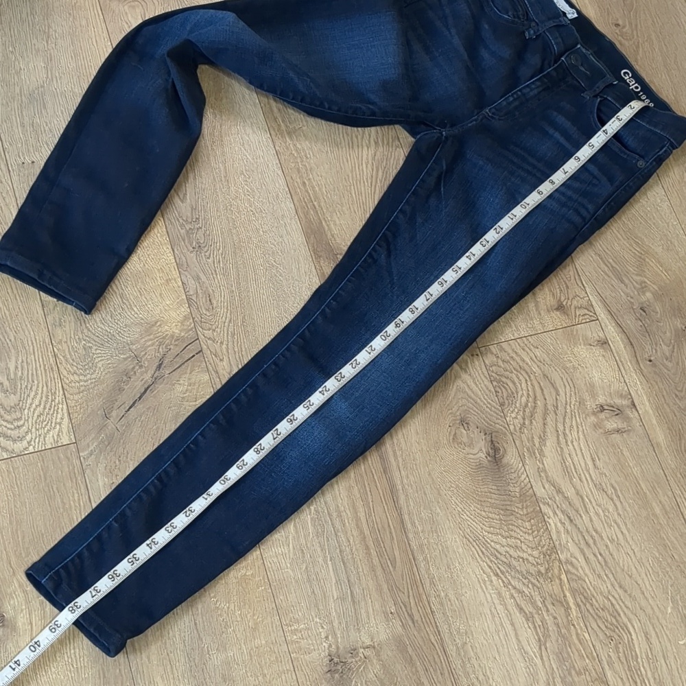 Gap Slim Straight Dark Blue Women's Jeans 29r (US8) - Picture 7 of 11